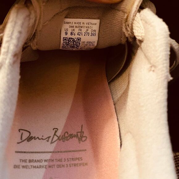 Adidas DIME x BUSENITZ Vulc 2.0 Clear Granite NEW / RARE | SIZE 9 US 42 2/3 EUR - Picture 12 of 12